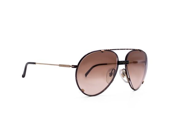 Occhiali da Sole Vintage in Metallo Col. Marrone