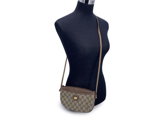 GUCCI Borsa a Tracolla Vintage in Tela Col. Nero Ophidia Zip S