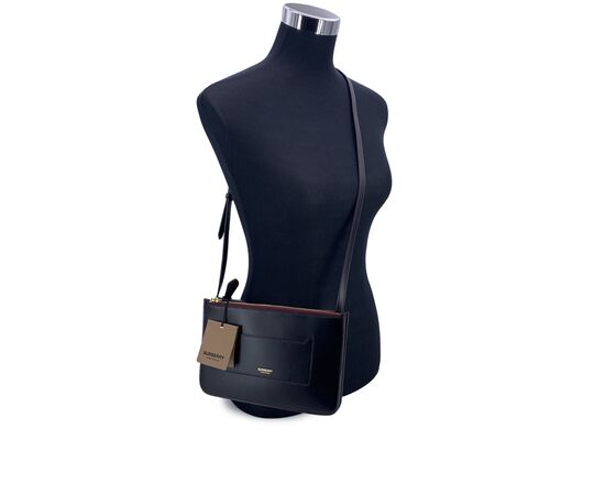 BURBERRY Borsa a Tracolla in Pelle Col. Nero S