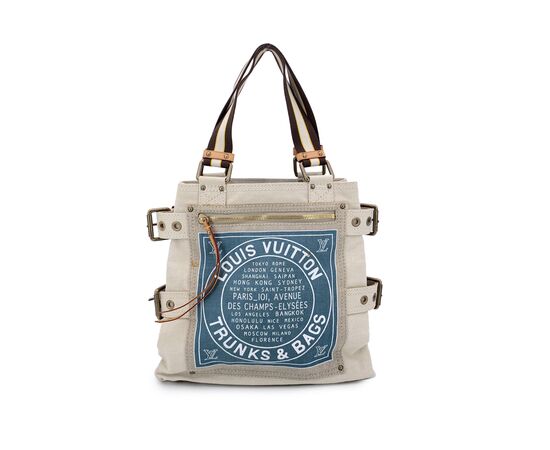 LOUIS VUITTON Borsa Shopper in Tela Col. Beige M