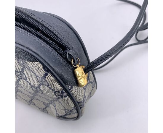 GUCCI Borsa a Tracolla Vintage in Tela Col. Blu Ophidia S