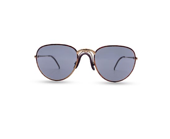 Occhiali da Sole Vintage in Metallo Col. Marrone