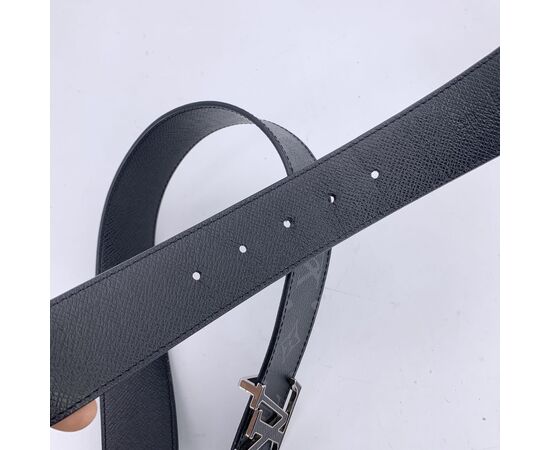 LOUIS VUITTON Cintura in Tela Col. Nero Initiales