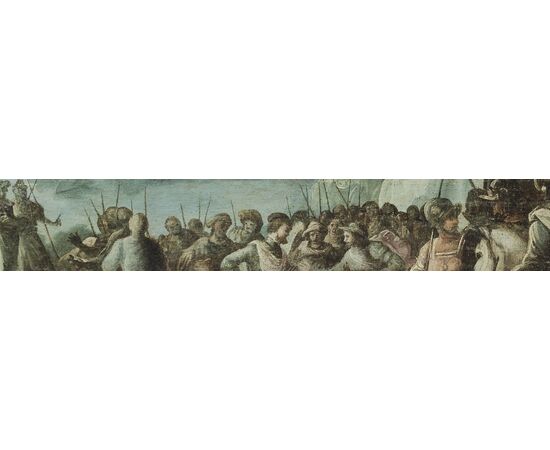 La decollazione di Golia - Scuola italiana XVII secolo - olio su tela