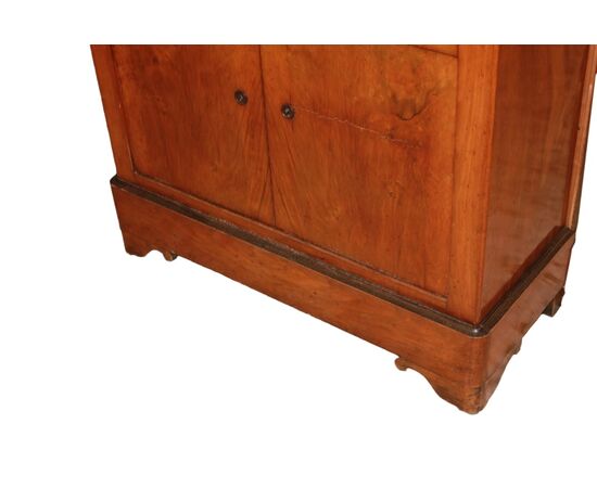 Secretaire del 1800 Stile Impero In Noce Con Marmo Nero Francia XIX secolo