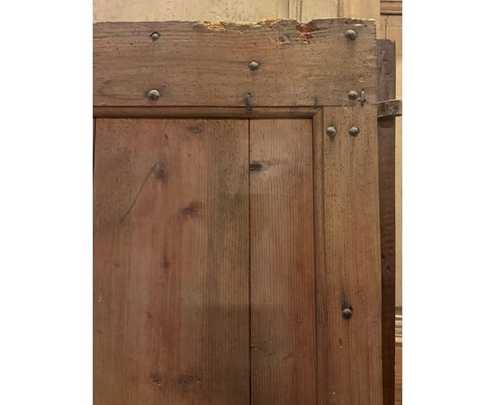 PTIR474 - Porta da interno rustica in larice, misure cm L 82 x H 187