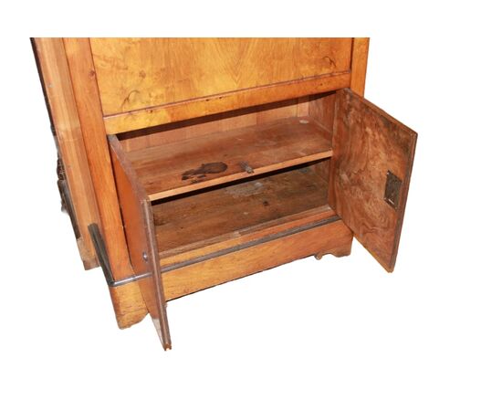 Secretaire del 1800 Stile Impero In Noce Con Marmo Nero Francia XIX secolo