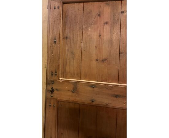 PTIR474 - Porta da interno rustica in larice, misure cm L 82 x H 187