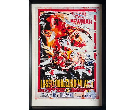 Lassù qualcuno mi ama - Mimmo Rotella (1918-2006)