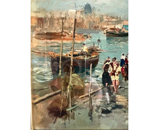 DIPINTO OLIO SU TAVOLA 