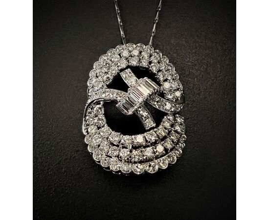 Pendente  con  Diamanti  4  ct. 