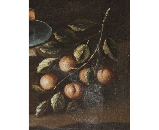 Scuola italiana (XVII) - Natura morta - olio su tela