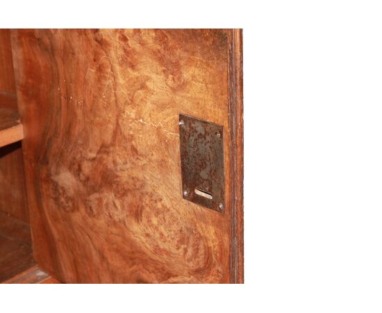 Secretaire del 1800 Stile Impero In Noce Con Marmo Nero Francia XIX secolo