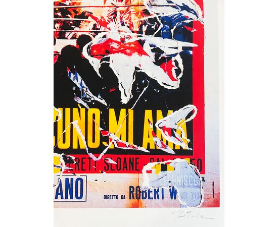 Lassù qualcuno mi ama - Mimmo Rotella (1918-2006)