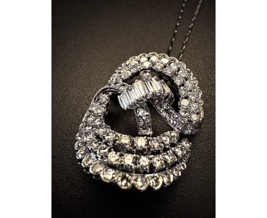 Pendente  con  Diamanti  4  ct. 