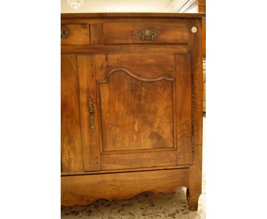 Antica credenza francese stile provenzale del 1800 in ciliegio