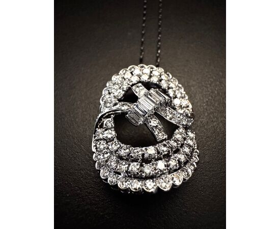 Pendente  con  Diamanti  4  ct. 