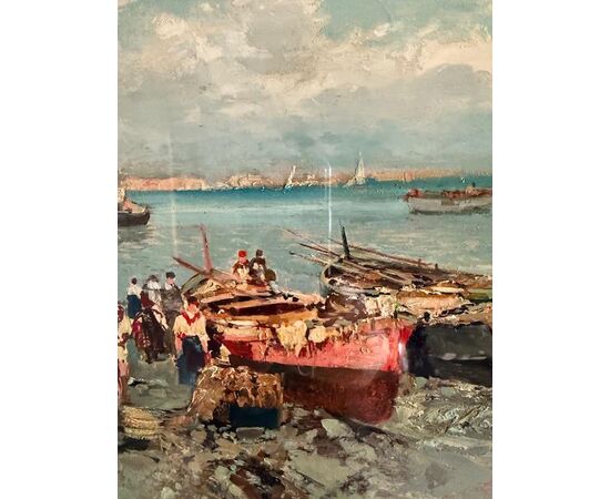 DIPINTO OLIO SU TAVOLA 