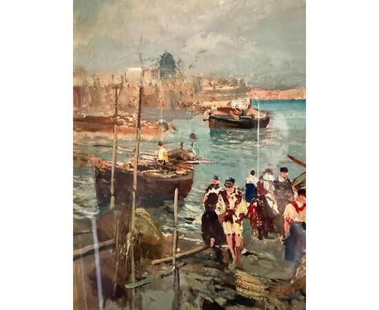 DIPINTO OLIO SU TAVOLA 