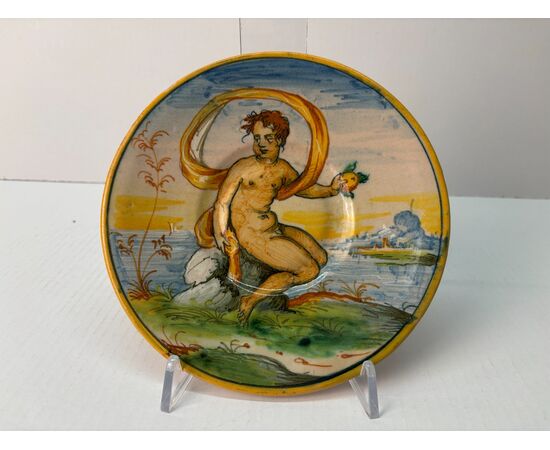 Piatto in maiolica , Venezia XVI secolo VENDUTO