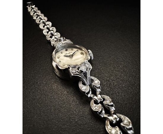Orologio - bracciale  con  Diamanti