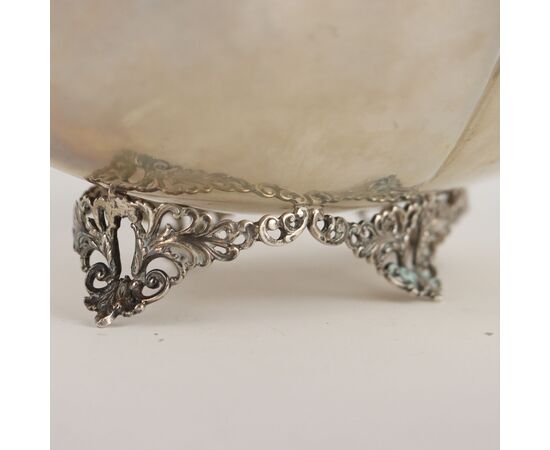Centrotavola in Argento Vasari & Danesin Milano Italia Ultimo Quarto XX Secolo