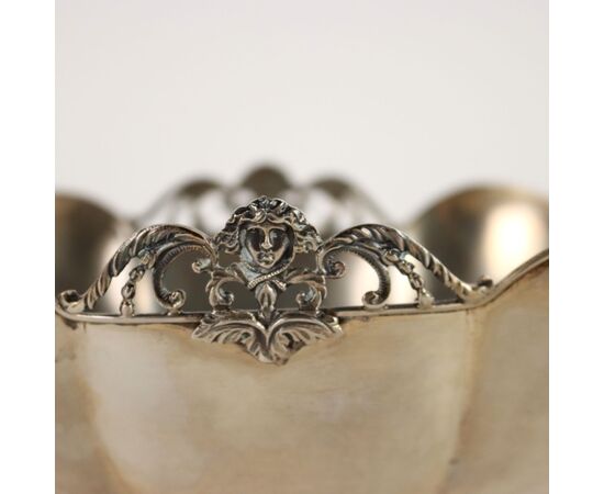 Centrotavola in Argento Vasari & Danesin Milano Italia Ultimo Quarto XX Secolo