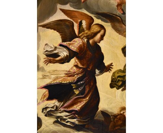 L’Annuncio ai Pastori, Jacques Waben (Alkmaar 1575–1641Hoorn) FIrmato e datato