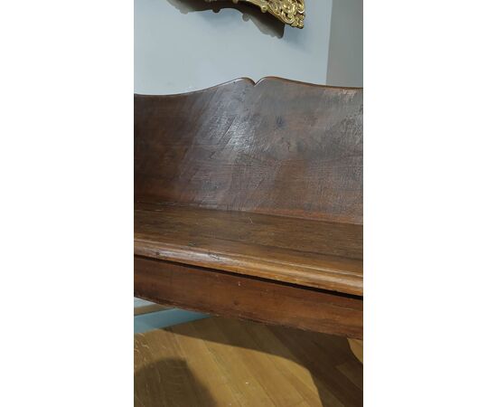COPPIA DI PANCHE IN NOCE LUIGI XIV FINE XVII-INIZI XVIII SECOLO