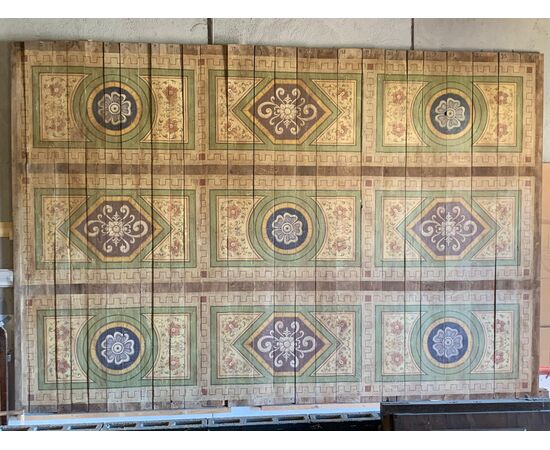 DARB240 - 45 mq di soffitto dipinto, epoca '6/'700