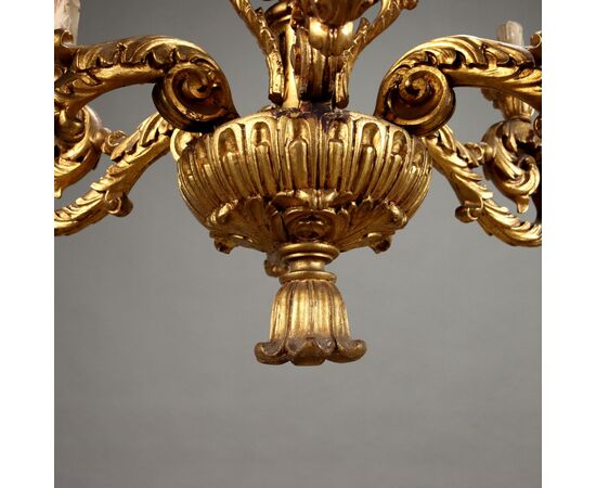 Lampadario a Dodici Luci Italia XIX Secolo