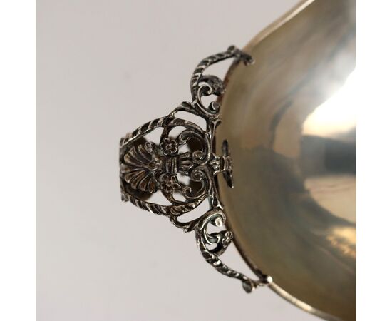 Centrotavola in Argento Vasari & Danesin Milano Italia Ultimo Quarto XX Secolo