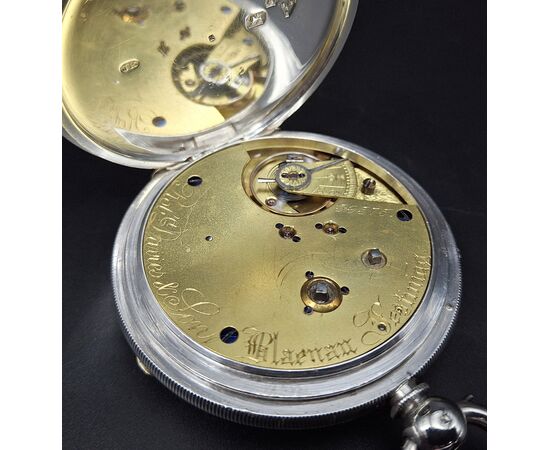 Orologio da tasca "Robert Davies & Son" con secondi al centro. , 1884 