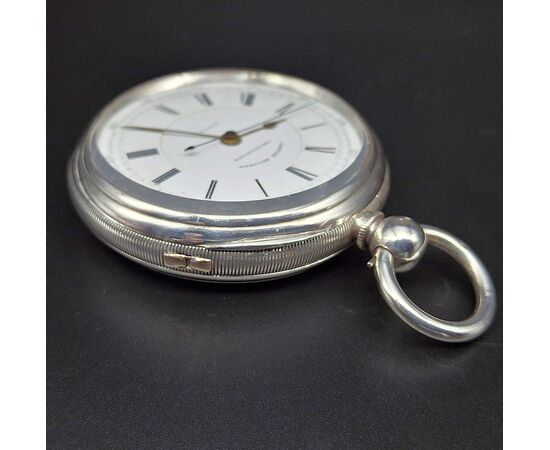 Orologio da tasca "Robert Davies & Son" con secondi al centro. , 1884 