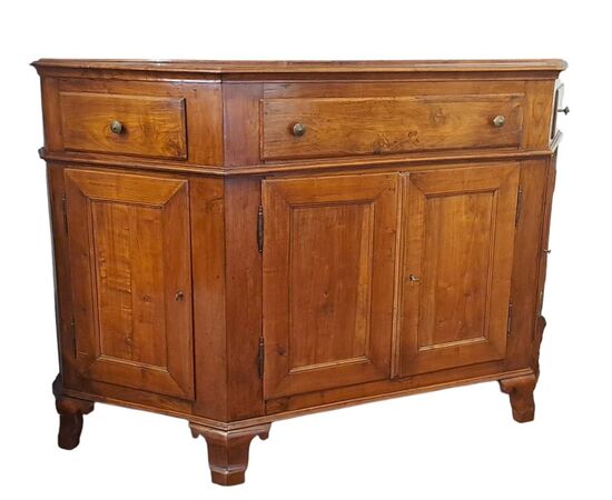CREDENZA SCANTONATA IN CILIEGIO  – VENETO - FINE XVIII SEC