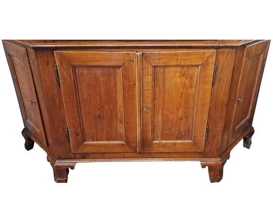 CREDENZA SCANTONATA IN CILIEGIO  – VENETO - FINE XVIII SEC
