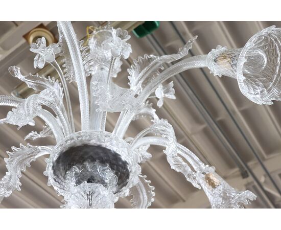 Lampadario in vetro di murano anni '80 circa PREZZO TRATTABILE