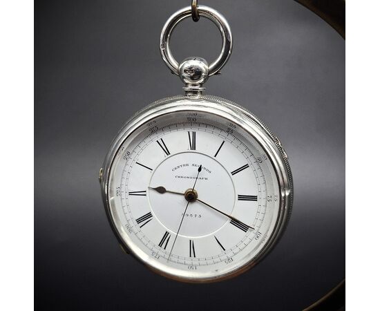 Orologio da tasca "Robert Davies & Son" con secondi al centro. , 1884 