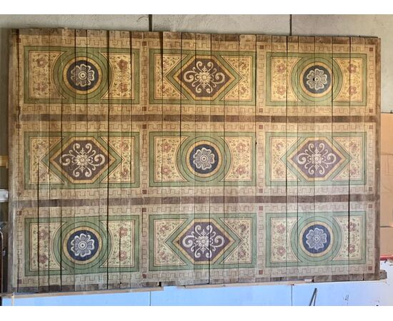 DARB240 - 45 mq di soffitto dipinto, epoca '6/'700