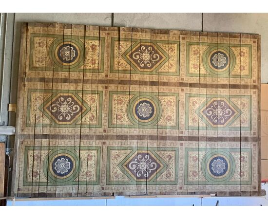 DARB240 - 45 mq di soffitto dipinto, epoca '6/'700