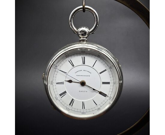 Orologio da tasca "Robert Davies & Son" con secondi al centro. , 1884 