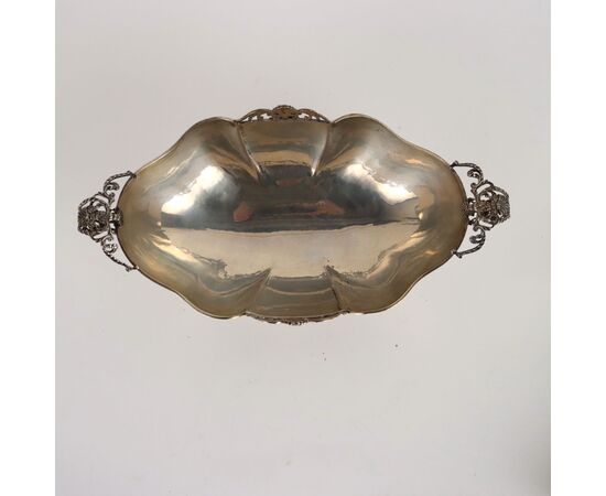 Centrotavola in Argento Vasari & Danesin Milano Italia Ultimo Quarto XX Secolo