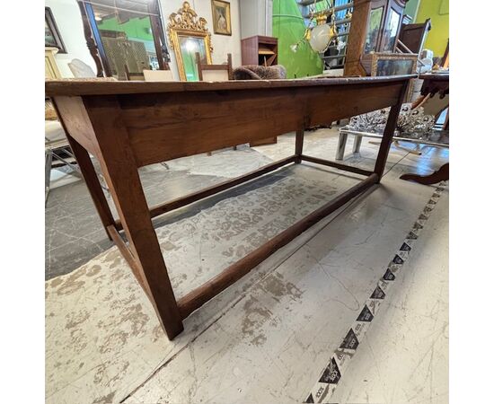 Antico tavolo sarto/ lavoro  toscano primi 800. Mis 200 x 94 . h 80  restaurato 