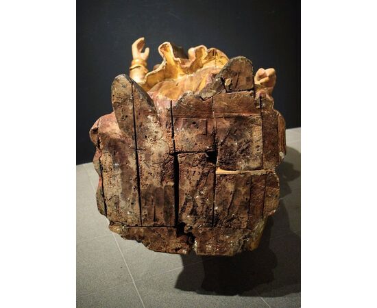 "Santa Caterina"  - Scultura lignea policroma