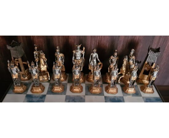 Scacchiera Chess Store. Egizi contro impero romano (battaglia di Azio). 