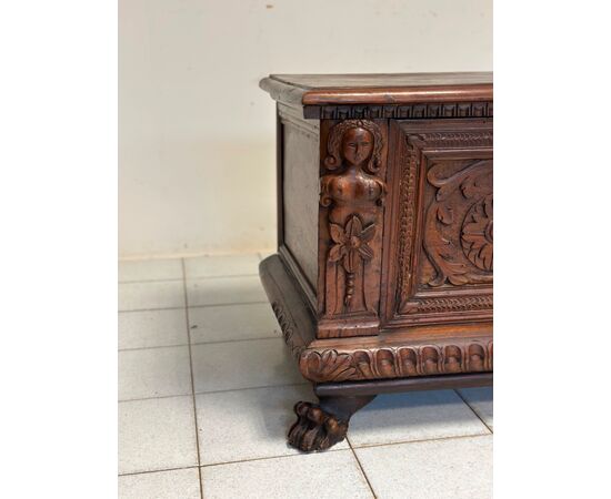 Lombard chest carved first half of 17th century