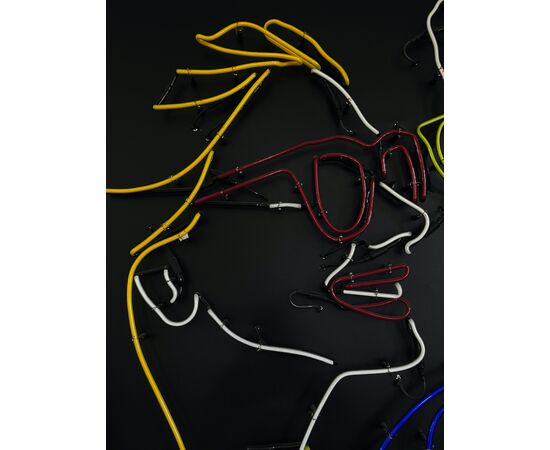 "Meet" / Intesa - opera luminosa a neon