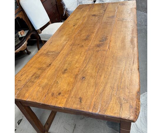 Antico tavolo sarto/ lavoro  toscano primi 800. Mis 200 x 94 . h 80  restaurato 