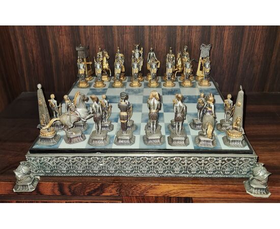 Scacchiera Chess Store. Egizi contro impero romano (battaglia di Azio). 