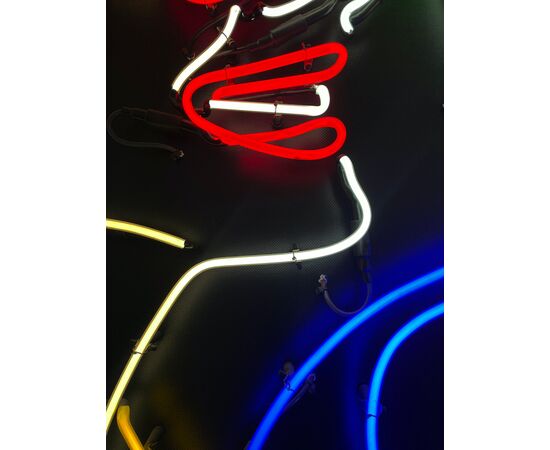 "Meet" / Intesa - opera luminosa a neon